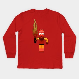 Brick Creations - Bionicle: Tahu Kids Long Sleeve T-Shirt